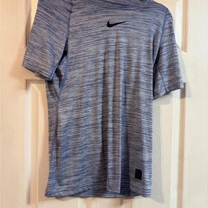 Nike Men's Heathered Blue Short Sleeve Tee